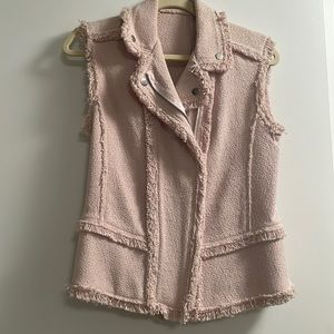 Pink Rebecca Minkoff moto jacket vest